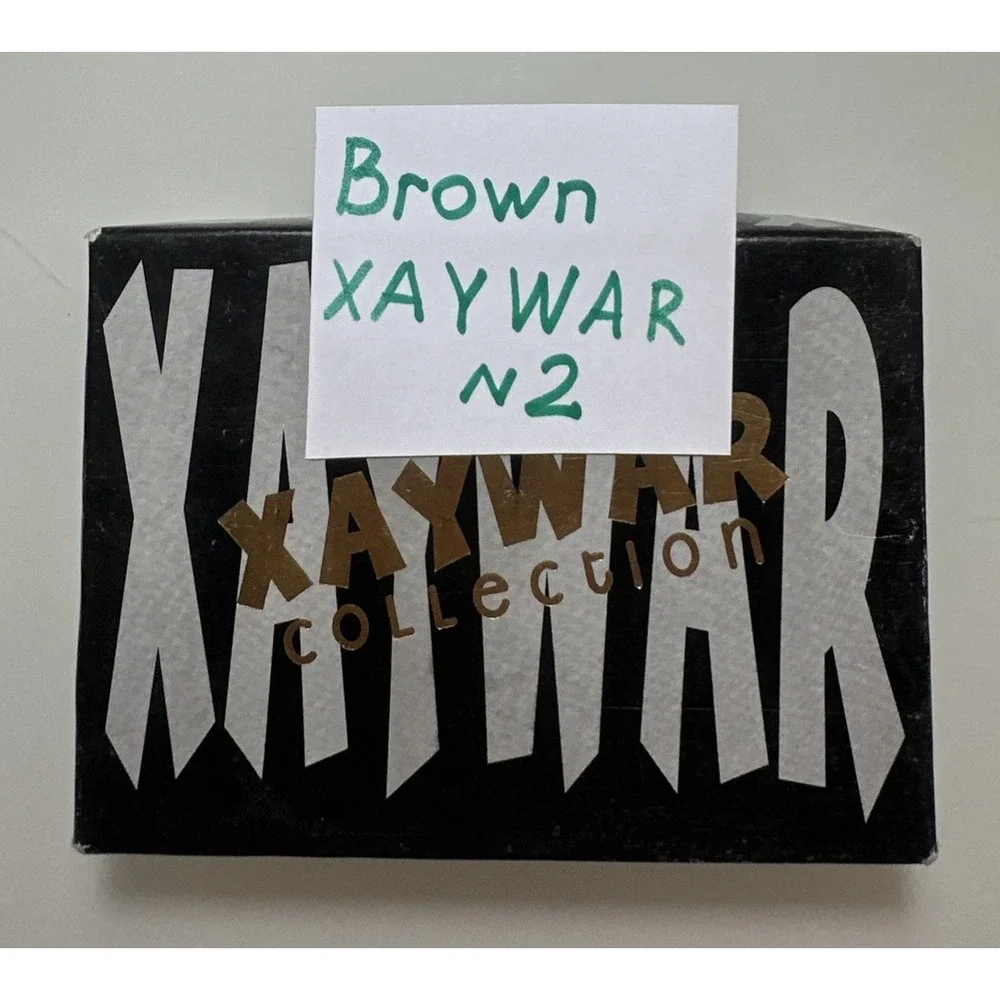 Brown XAYWAR COLLECTION Men's Leather Wallet Card Holder